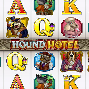 Азартный эмулятор Hound Hotel (@Slot_name_ru @) производства @Slot_soft @ в хорошем качестве и на деньги в казино Joycasino