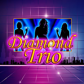 Слот-машина Diamond Trio (@Slot_name_ru @) от @Slot_soft @ в хорошем качестве и на деньги в виртуальном игровом зале UpSlots